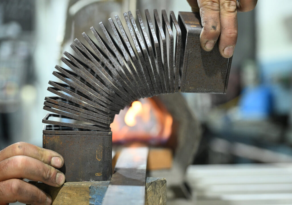 Hand-forged decorative metal art — custom metal furniture inspiration